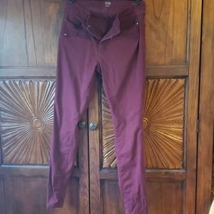 Burgundy Skinnys